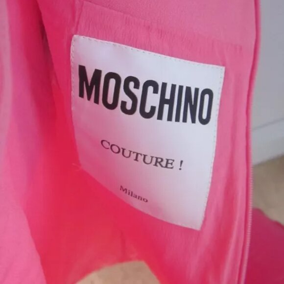 MOSCHINO COUTURE POOL INFLATABLE BARBIE PINK SKIRT ONLY IT40 USA 6 2023 RUNWAY - Picture 5 of 16